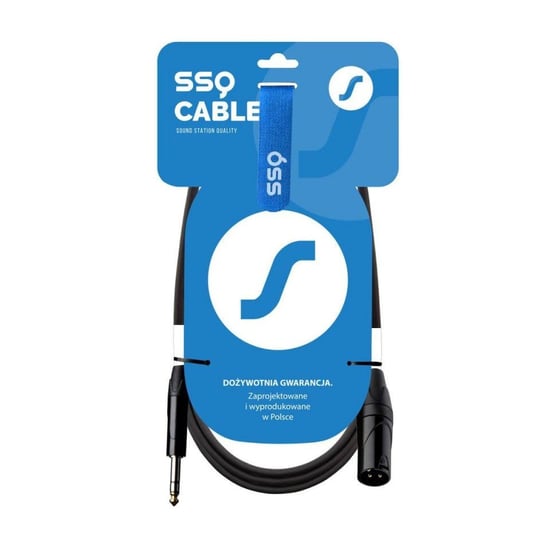 Kabel, SSQ JSXM1 Event, Jack stereo 6.3 / XLR Męski SOUND STATION QUALITY (SSQ)