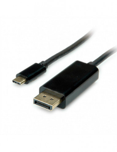 Kabel STANDARD Typ C - DisplayPort, M/M, 1 m SECOMP