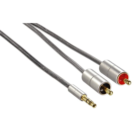 Kabel stereo HAMA Alu-Line, 2 m Hama