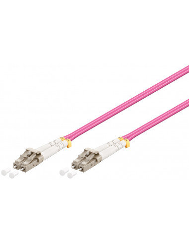 Kabel światłowodowy, Multimode (OM4) Violett - Długość kabla 10 m Goobay
