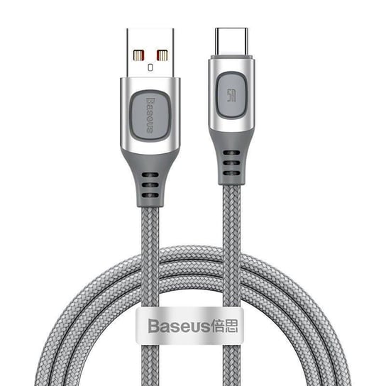 Kabel szybkiego ładowania USB-C Baseus Flash, QC 3.0, Huawei SCP, Samsung AFC, 5A, 1m (srebrny) Baseus