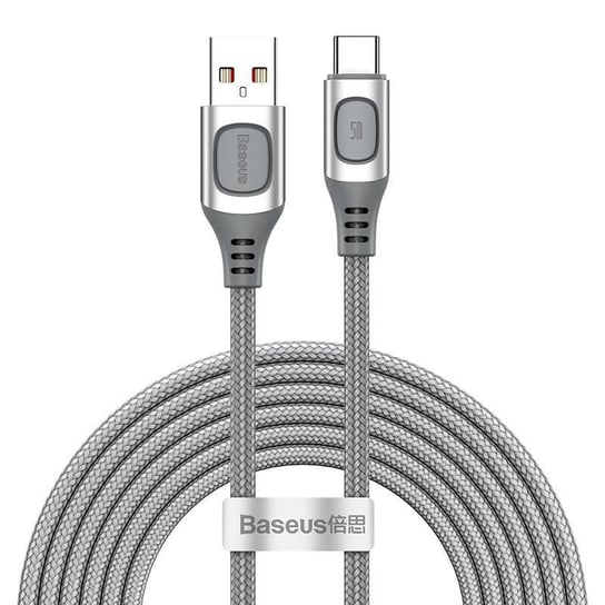 Kabel szybkiego ładowania USB-C Baseus Flash, QC 3.0, Huawei SCP, Samsung AFC, 5A, 2m (srebrny) Baseus