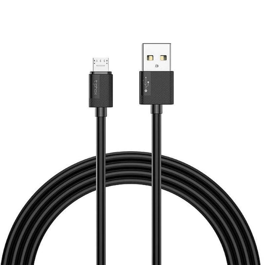KABEL T-PHOX NETS MICRO USB BLACK 2.4A ; PVC ; 1,2M Inna marka