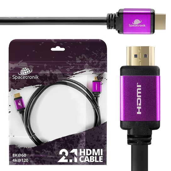 Kabel UHS HDMI 2.1 8K Spacetronik SH-SPR100 10m Spacetronik
