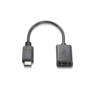 Kabel USB 2.0 AISENS A107 – 0059 (3 A, typ USB-C/MA żeński) 15 cm czarny Konik