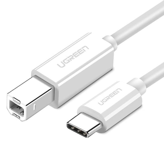 Kabel USB 2.0 C-B UGREEN US241 do drukarki 1m (biały) uGreen