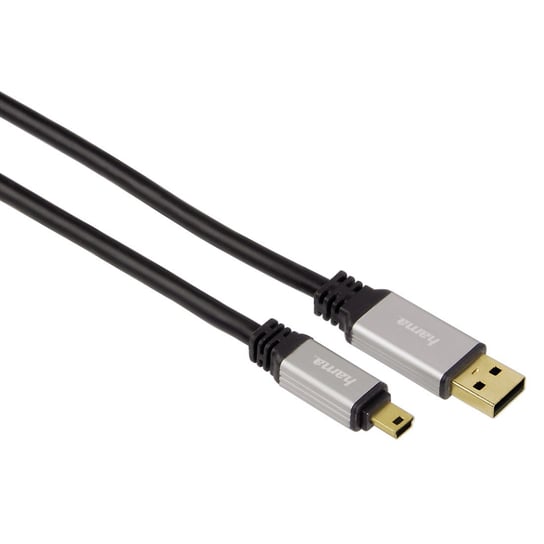 Kabel USB 2.0 HAMA A - miniUSB B, 1.8 m, czarny Hama