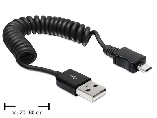 Kabel USB 2.0 - micro USB 2.0 Delock, 0.6 m Delock
