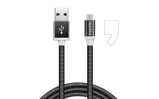 Kabel USB 2.0 - Micro USB ADATA AMUCAL-200CMK-CBK, 2 m ADATA