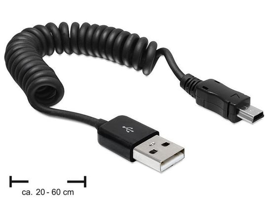 Kabel USB 2.0 - Mini USB DELOCK, 0.6 m Delock