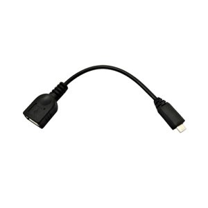 KABEL USB 2.0 OTG, MICRO B/MA/H 15CM CZARNY Konik