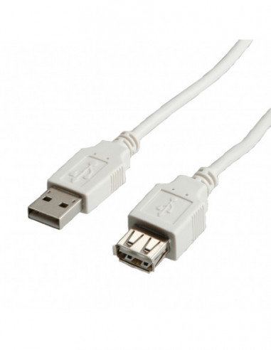 Kabel USB 2.0, typ A-A, M - F, 1,8m Inna marka