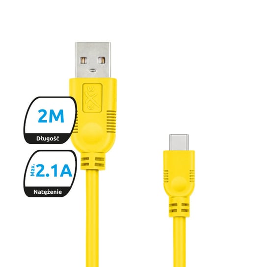 Kabel USB 2.0 - USB-C EXC MOBILE Whippy, 2 m EXC