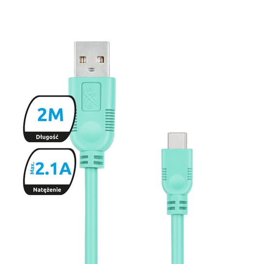 Kabel USB 2.0 - USB-C EXC Whippy, 2 m EXC
