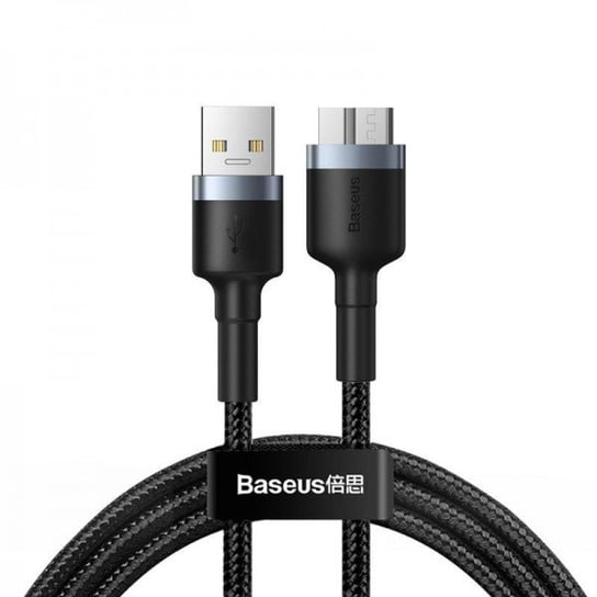 Kabel USB 3.0 do micro USB 3.0 BASEUS Cafule, 2A, 1m, czarno-szary Baseus