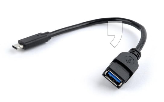Kabel USB 3.0 typu C M - USB 3.0 F GEMBIRD A-OTG-CMAF3-01, 0.20 m Gembird