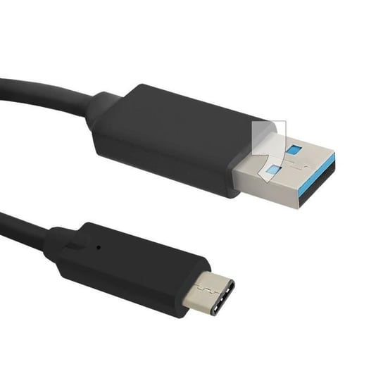 Kabel USB 3.0 - USB-C QOLTEC, 0.25 m Qoltec