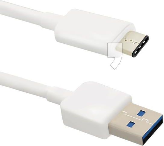 Kabel USB 3.0 - USB-C QOLTEC, 1.2 m Qoltec