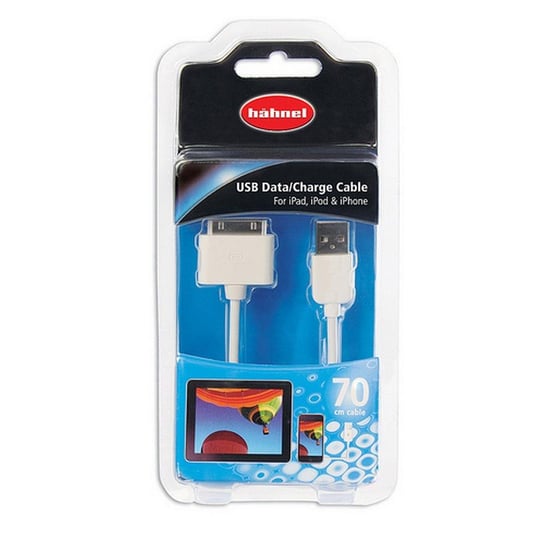 Kabel USB - 30-pin HAHNEL Extras For iPod's, 0.7 m Hahnel