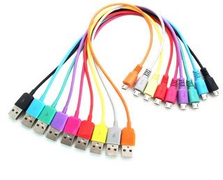 Kabel USB 4World 2.0 MICRO 5pin, AM/B MICRO 1.0m, niebieski 4World