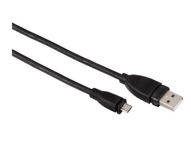 Kabel USB-A 2.0 - microUSB-B HAMA, 0.75 m Hama
