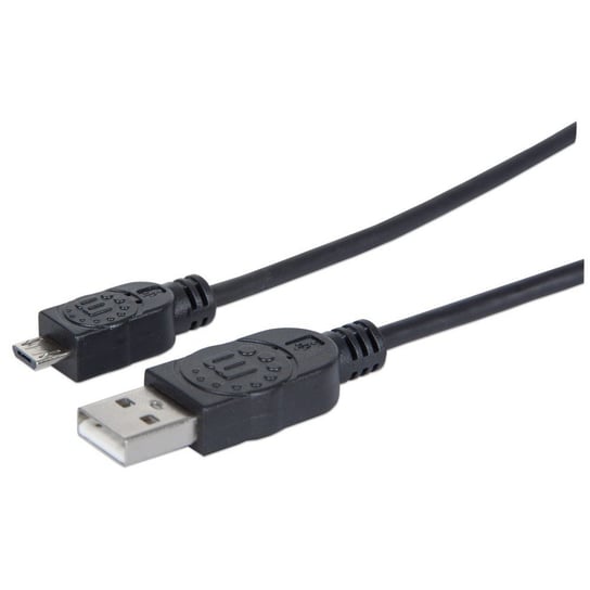 Kabel USB-A / Micro-B M/M Manhattan Hi-Speed 0,5m Manhattan
