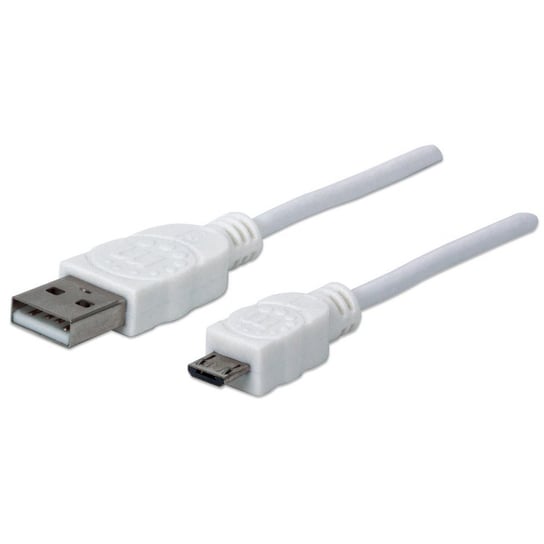 Kabel USB-A / Micro-B M/M Manhattan Hi-Speed 0,6m Manhattan