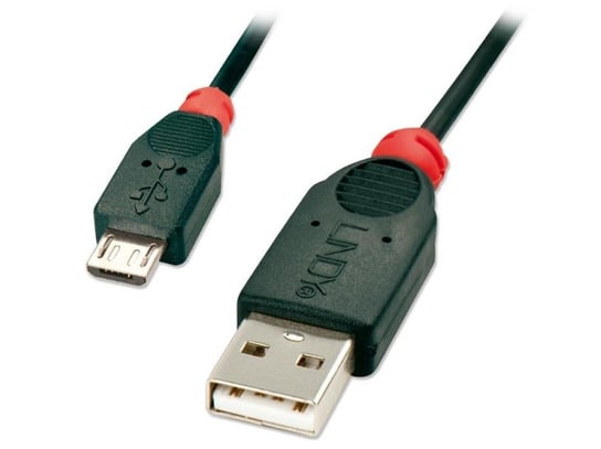 Kabel USB-A - microUSB-B LINDY 31665, 2 m Lindy