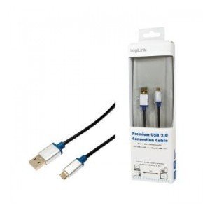 Kabel USB-A - microUSB-B LOGILINK Premium BUAM210, 1 m LogiLink