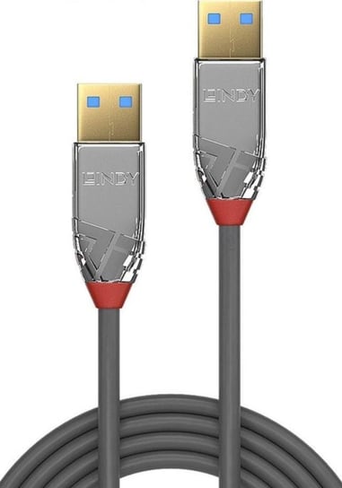 Kabel USB-A - USB-A LINDY Cromo Line 36625, 0.5 m Lindy
