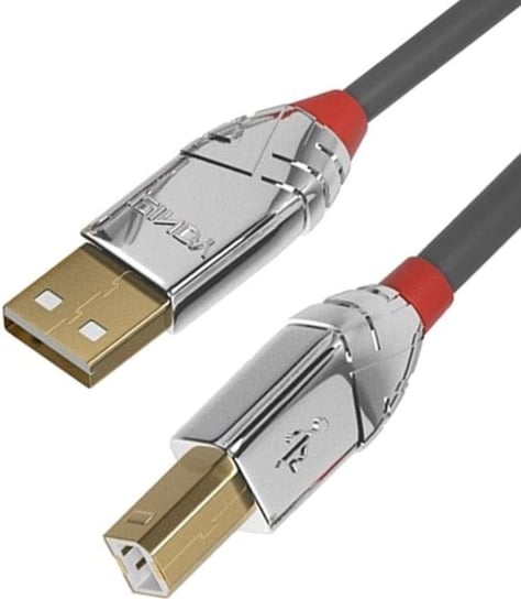 Kabel USB-A - USB-B LINDY Cromo Line 36640, 0.5 m Lindy