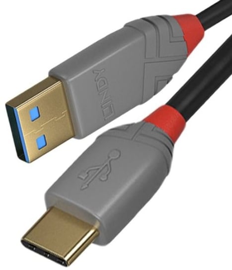 Kabel USB-A - USB-C LINDY Anthra Line 36885, 0.5 m Lindy
