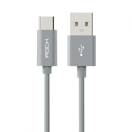 Kabel USB-A - USB-C ROCK, 0.25 m Rock