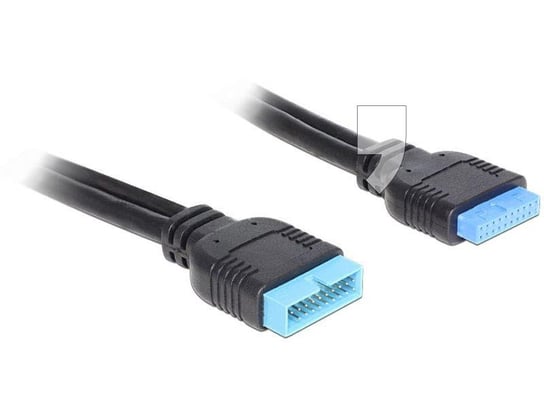 Kabel USB AM - USB AF DELOCK Header 82943, 0.45 m Delock