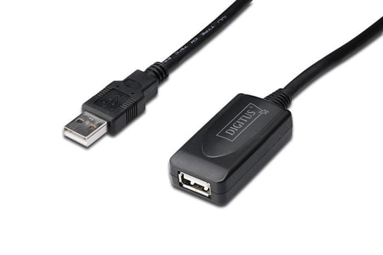 Kabel USB AM - USB AF DIGITUS DA-73100-1, 10 m Digitus