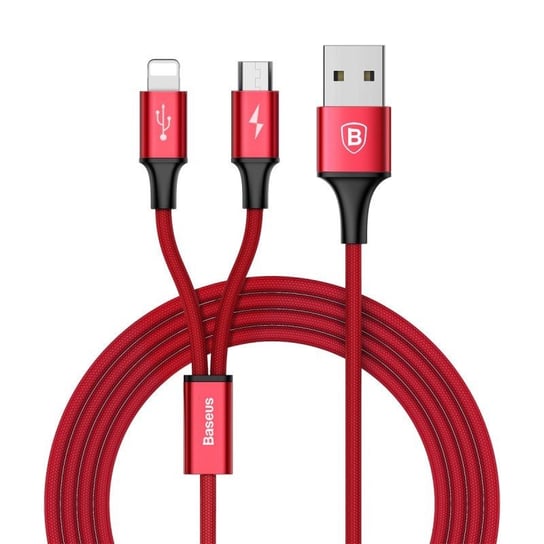 Kabel USB BASEUS 2w1 Rapid, Lightning, micro USB, 3A, 1.2m Baseus