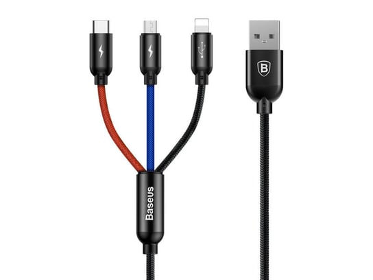 Kabel USB BASEUS Three Primary Colors, 1.2 m Baseus