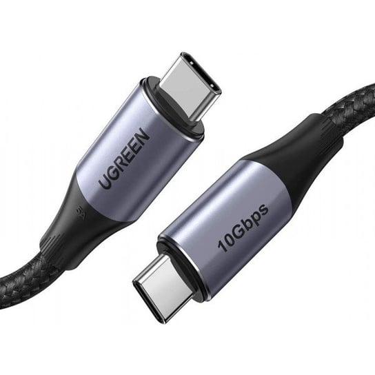 Kabel USB-C 3.1 Gen.2 UGREEN US355, PD 3.1, 5A, 100W, 4K, 10Gbps, 1m (czarny) uGreen
