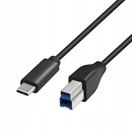 Kabel USB-C 3.2 gen 1 - USB-B 3.0 drukarka dysk 1m LogiLink