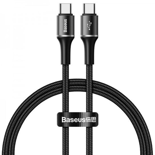 Kabel USB-C BASEUS Halo, QC 3.0, PD 2.0, 60W, 3A, 0.5m, czarny Baseus
