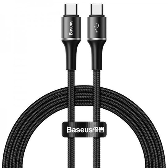 Kabel USB-C BASEUS Halo, QC 3.0, PD 2.0, 60W, 3A, 1m, czarny Baseus