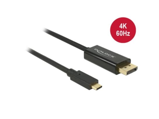 Kabel USB-C - Displayport 20-pin DELOCK, 2 m Delock