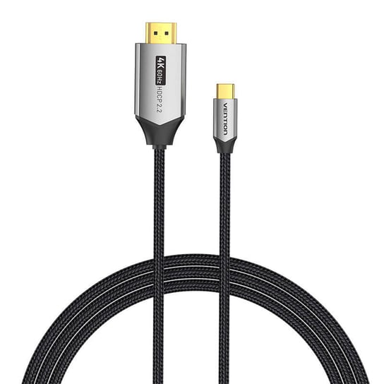 Kabel USB-C do HDMI 2m Vention CRBBH (Czarny) Vention