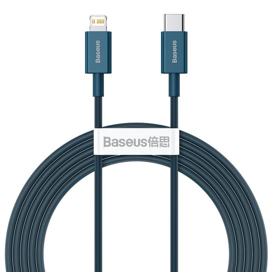 Kabel USB-C do Lightning Baseus Superior Series, 20W, PD, 2m (niebieski) Baseus