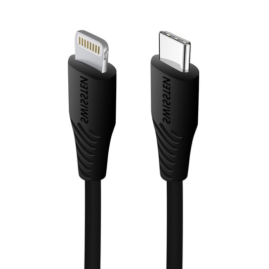 Kabel USB-C do Lightning Fast Charge 3A Synchronizacja 1m Swissten Czarny SWISSTEN