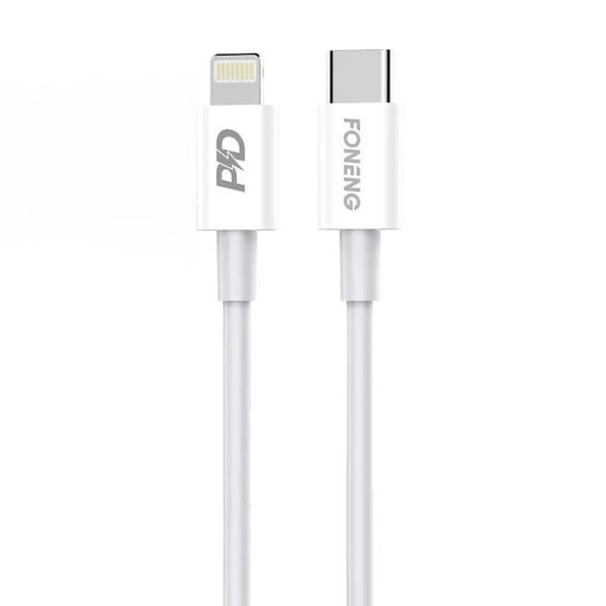 Kabel USB-C do Lightning Foneng X31, 3A, 1m (biały) Inna marka