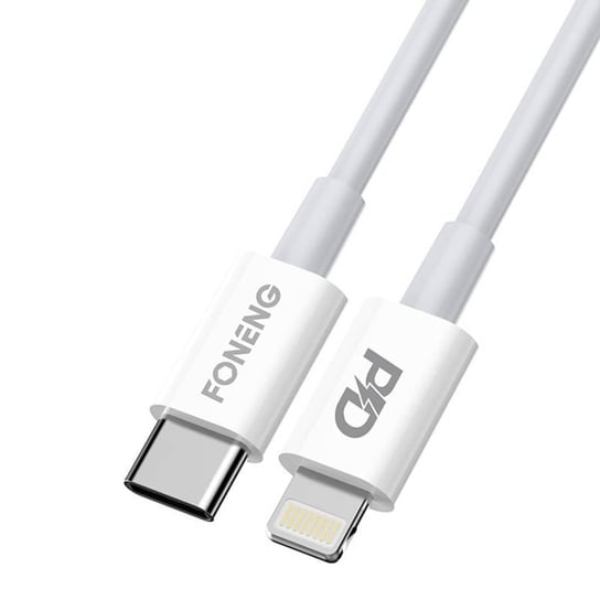 Kabel USB-C do Lightning Foneng X31, 3A, 2M (biały) Inna marka