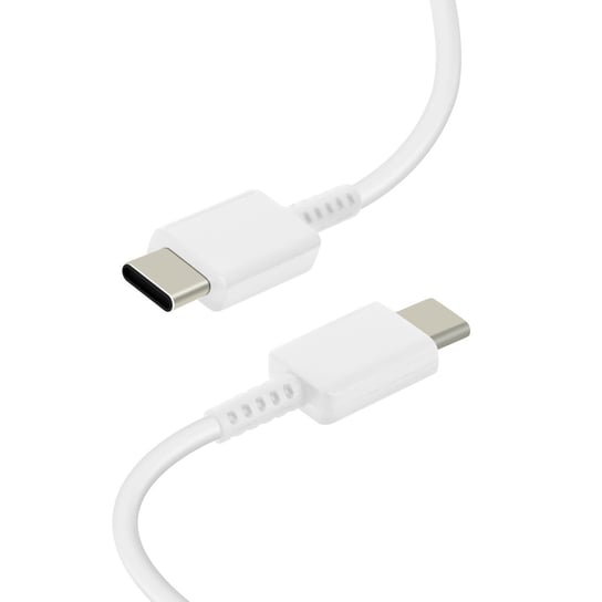 Kabel USB-C do USB-C 60W Ładowanie i synchronizacja 1m Oryginalny Samsung Biały Samsung Electronics