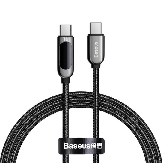 Kabel USB-C do USB-C Baseus Display, Power Delivery, 100W, 1m (czarny) Baseus