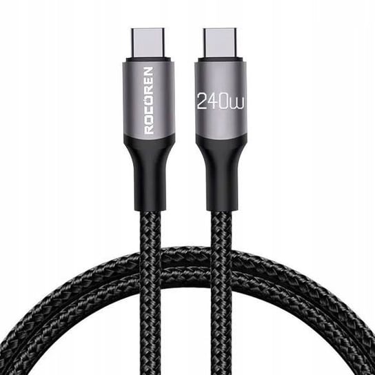 Kabel USB-C do USB-C Rocoren Retro PD 240W 1m POZOSTALE